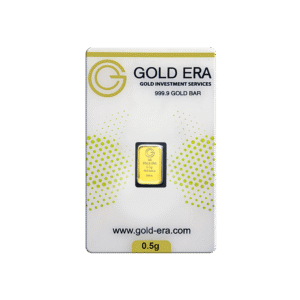 Gold Era Fine Gold Bar – 0.50g (24K, 999.9 Purity) – Starter Investment